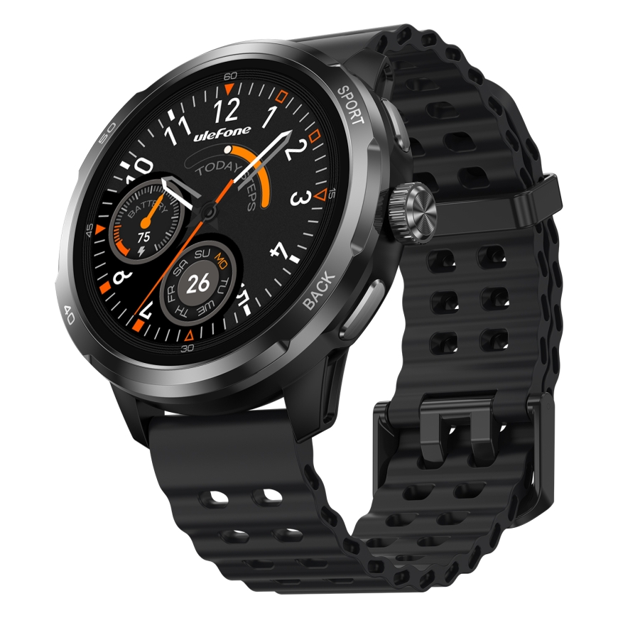 Ulefone Armor Watch Pro nutikell, 1,5" musta – 2