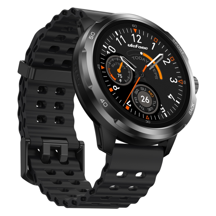Ulefone Armor Watch Pro älykello, 1,5" musta – 4