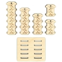 Beldizart SALE Jewelry Set on Reel (10 pcs) + Holder OR-043 Beldizart SALE Jewelry Set on Reel (10 pcs) + Holder OR-043