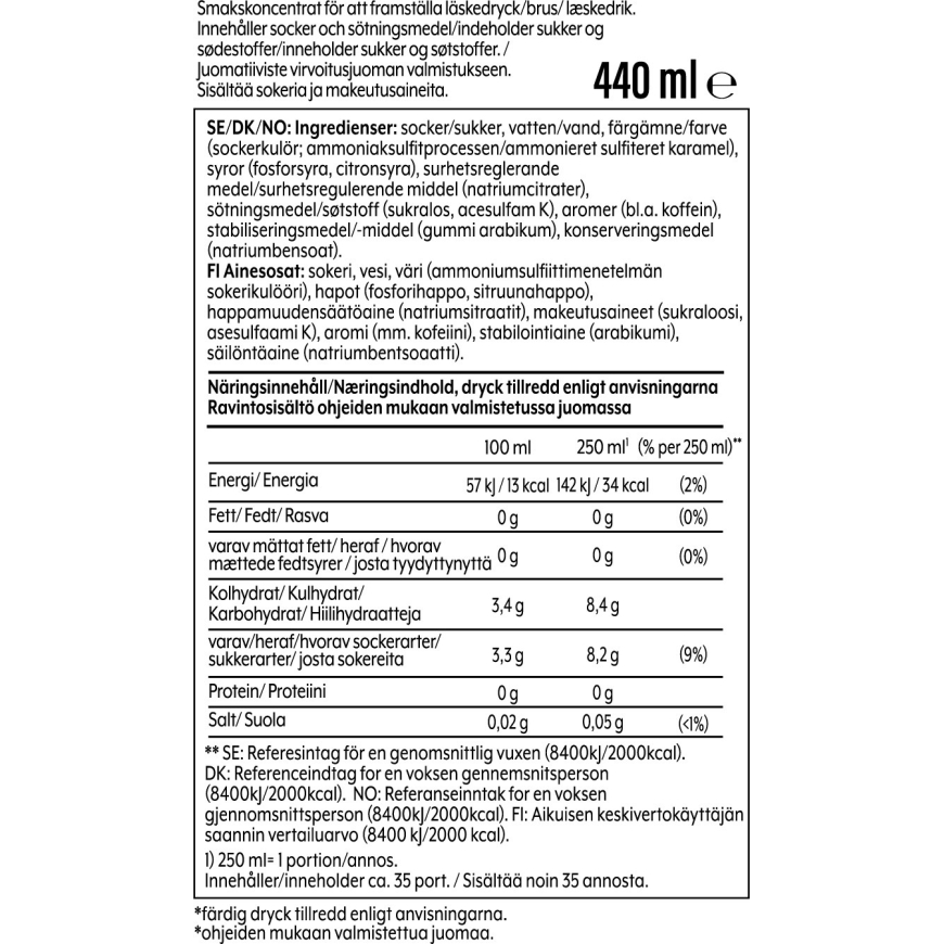SodaStream Pepsi 440 ml - carbonated drink concentrate – 2