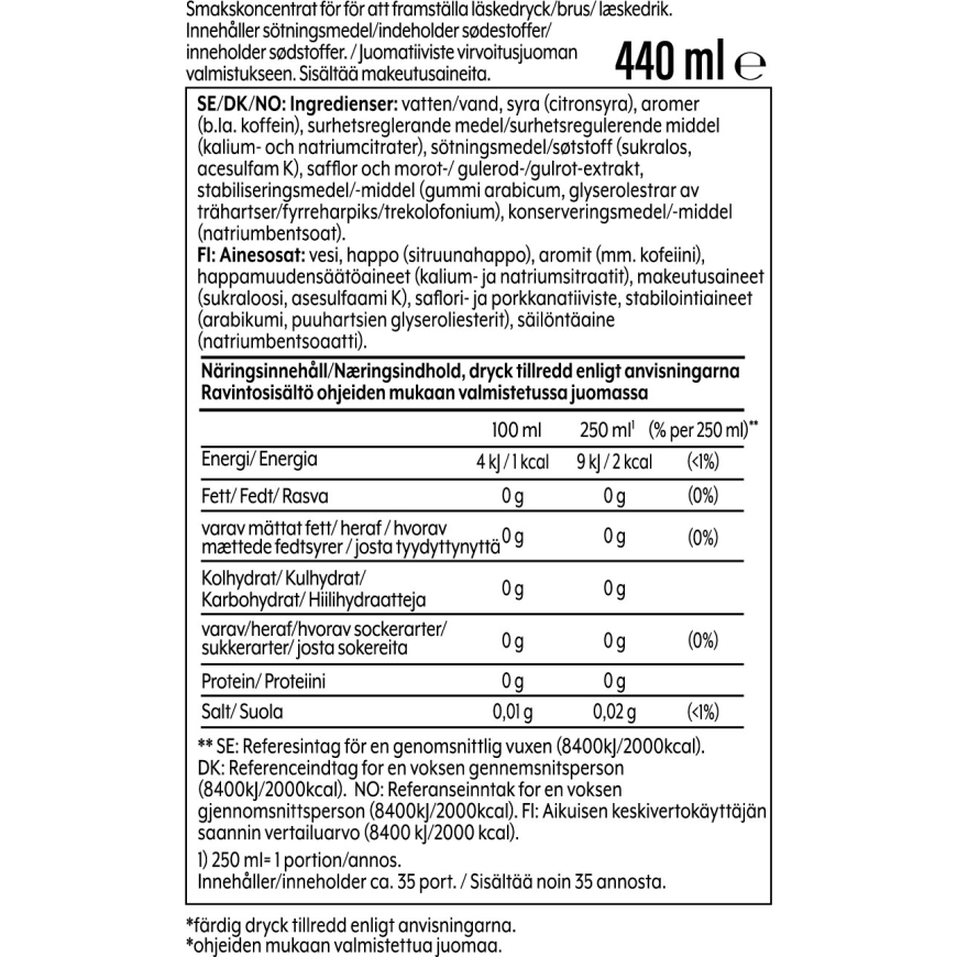 SodaStream Mountain Dew Zero 440 ml - dzirkstošs dzērienu koncentrāts – 2