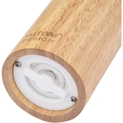 Altom valkoinen puinen pippurimylly 5x14 cm