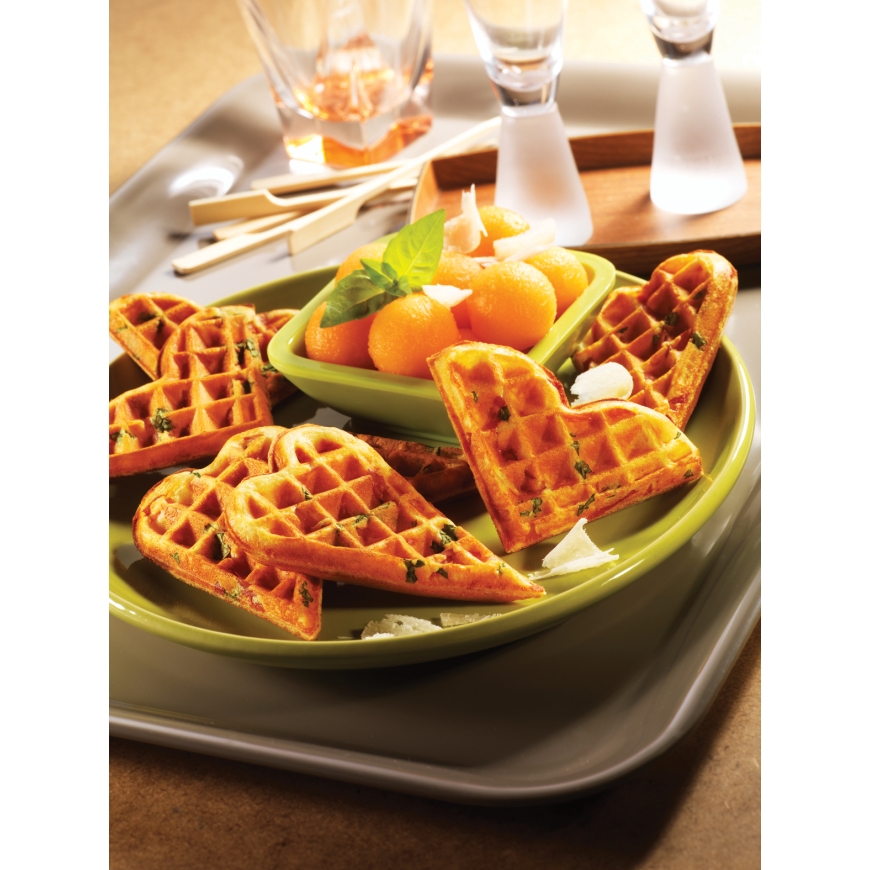 Tefal Snack Collection baking plates: 6 Heart Waffles – 5