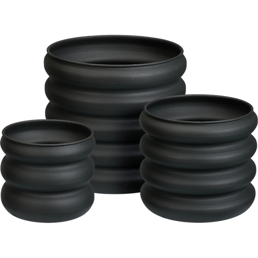 Mondex 3 dark gray galvanized lid set