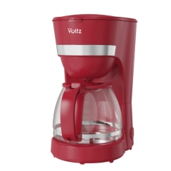 Coffee maker, 600W, Capacity 1.25L, Red, 5V51170WNM, Oliver Volt