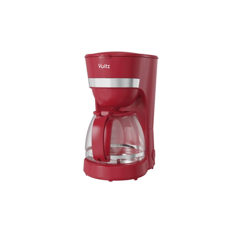 Kahvinkeitin, 600W, Kapasiteetti 1.25L, Punainen, 5V51170WNM, Oliver Volt