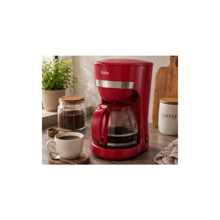 Kohvimasin, 600W, Mahutavus 1.25L, Punane, 5V51170WNM, Oliver Vo – 2