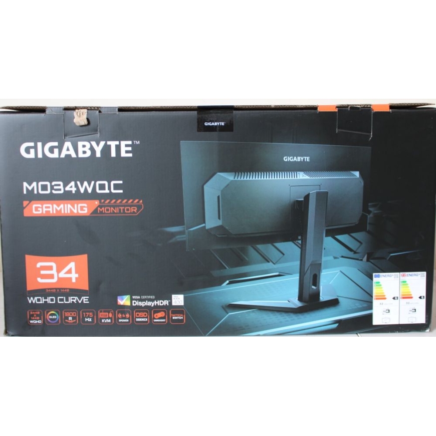 SALE OUT. MONITOR 34" MO34WQC EK | SALE OUT. MO34WQC EK1 | 34" | OLED | WQHD | 175 Hz | 0.03 ms | 3440 x 1440 pixels | 250 cd/m²