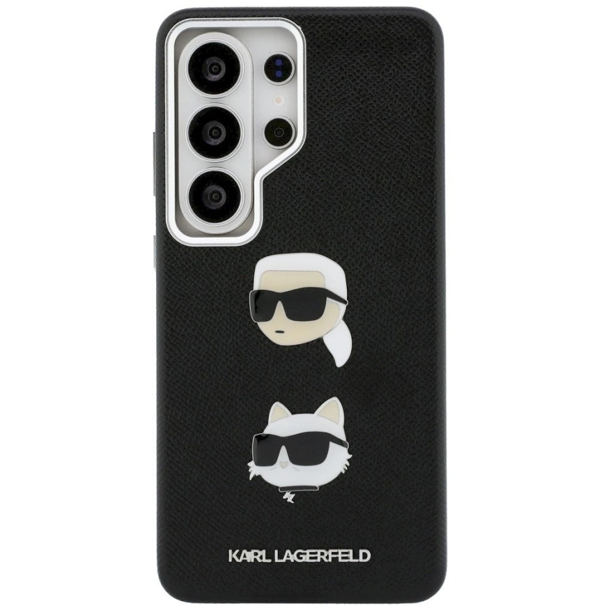 Karl Lagerfeld Saffiano Double Heads Metal korpus Samsung Galaxy S26 Ultra, must – 4