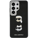 Karl Lagerfeld Saffiano Double Heads Metal korpus Samsung Galaxy S26 Ultra, must Karl Lagerfeld Saffiano Double Heads Metal korpus Samsung Galaxy S26 Ultra, must