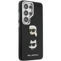 Karl Lagerfeld Saffiano Double Heads Metal Case for Samsung Galaxy S26 Ultra, Black Karl Lagerfeld Saffiano Double Heads Metal Case for Samsung Galaxy S26 Ultra, Black