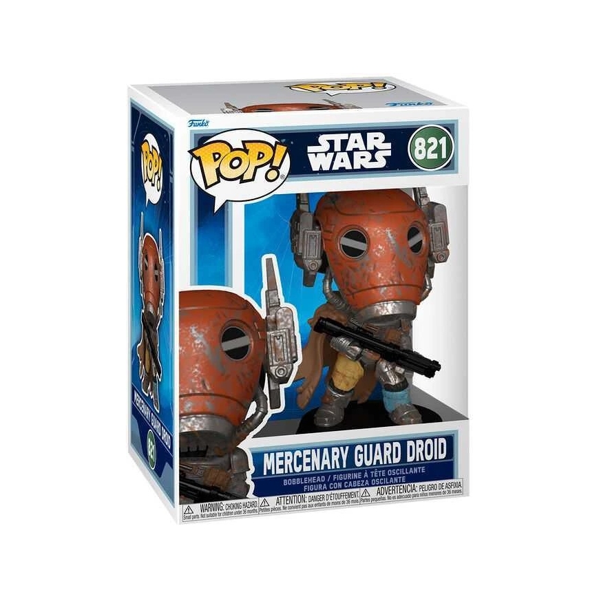 FUNKO POP! Vinilinė figūrėlė: Žvaigždžių karai - Mercenary Guard Droid, 9.5 cm