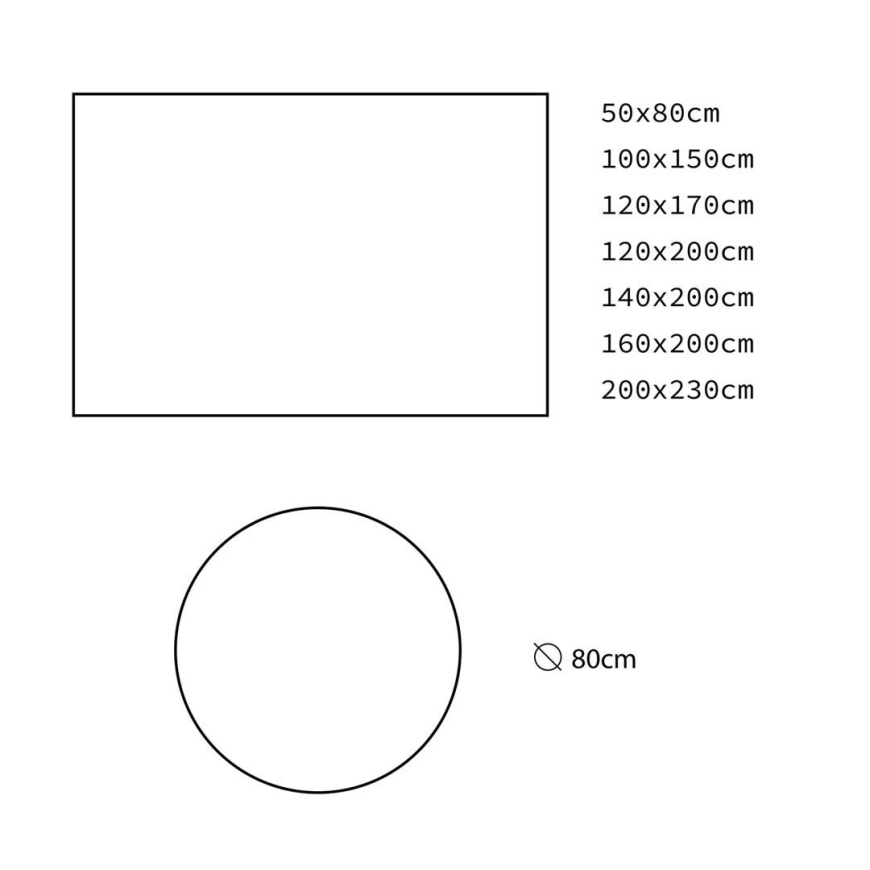 AmeliaHome Sininen kukkamatto 100 × 150 cm – 4