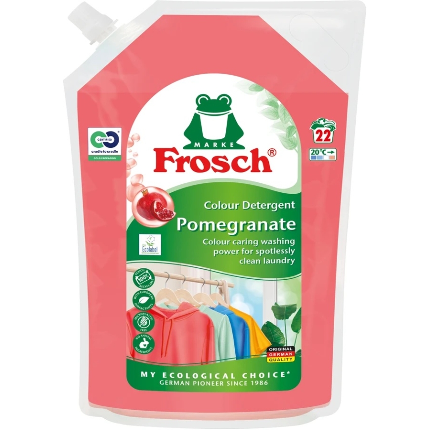 Frosch Colour Laundry Detergent 1.5L/22 washes - Pomegranate – 2
