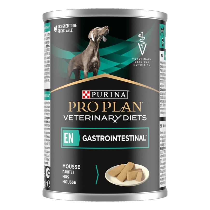 PURINA Pro Plan Ветеринарные Диеты Мусс EN Гастроинтестинальный - консервированный корм для собак - 400г