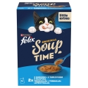 PURINA Felix Original Soup Time Box Рыба - мокрый корм для кошек - 6x48г