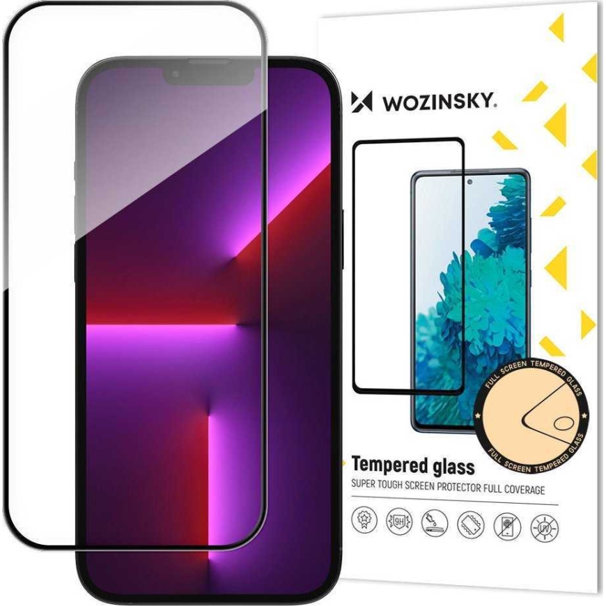 Wozinsky Täielik liimiga Karastatud klaas iPhone 15 Plus Must