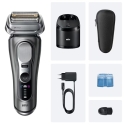 Braun Series 9 Pro+ 9655cc folijas skuveklis trimmeris pelēkā krāsā