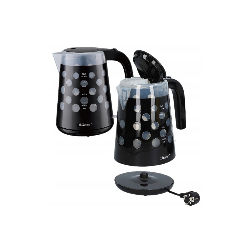 Elektrinis virdulys 1,7L 2200W MR-045-BLACK MAESTRO