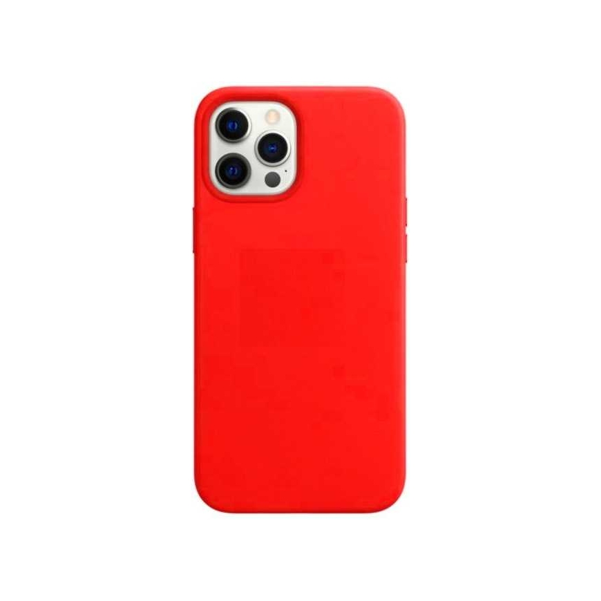 Riff "Мягкий силиконовый чехол для iPhone 12 Pro Max" Красный