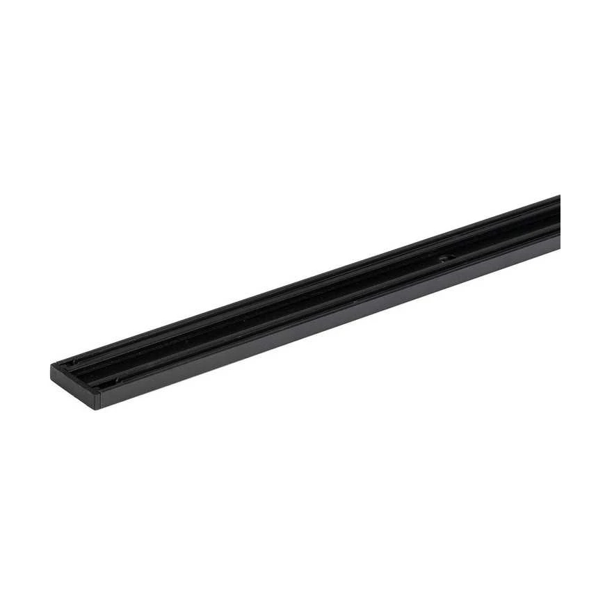 V-tac Magnetinių sistemų paviršinis bėgelis ULTRA THIN, juodas, 1m – 2