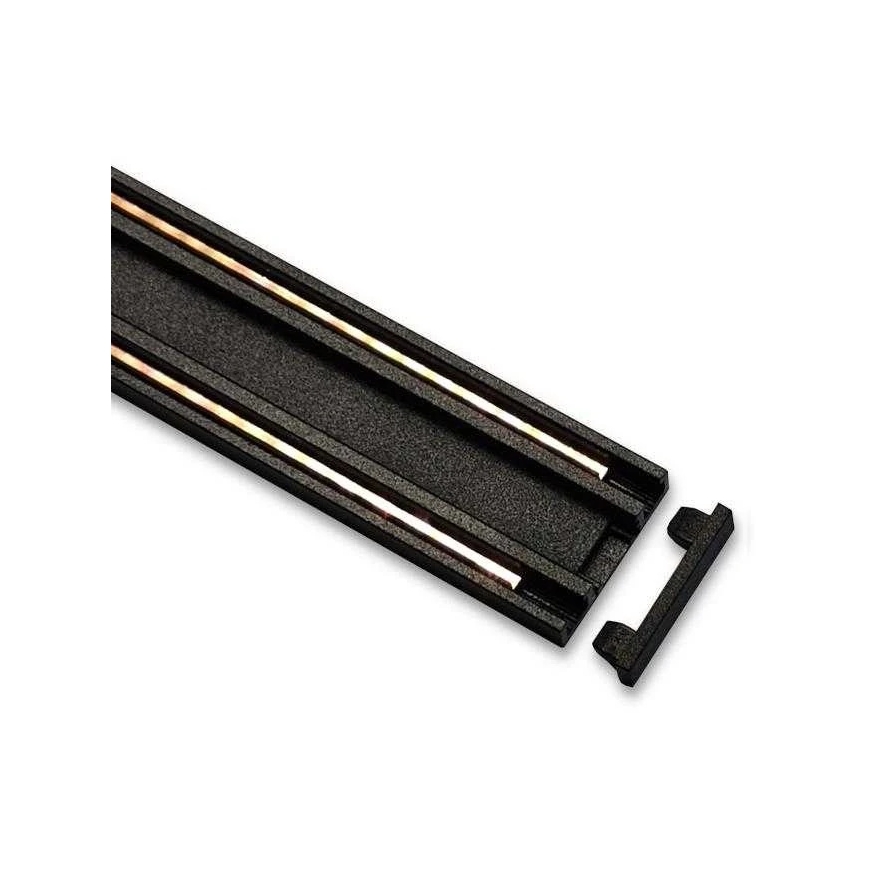 V-tac Magnetinių sistemų paviršinis bėgelis ULTRA THIN, juodas, 1m – 3