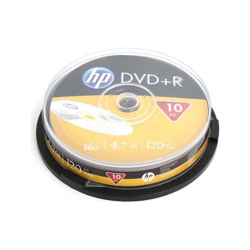 HP DVD+R 4.7 GB 16x Cake Box 10 (hDRE00027)