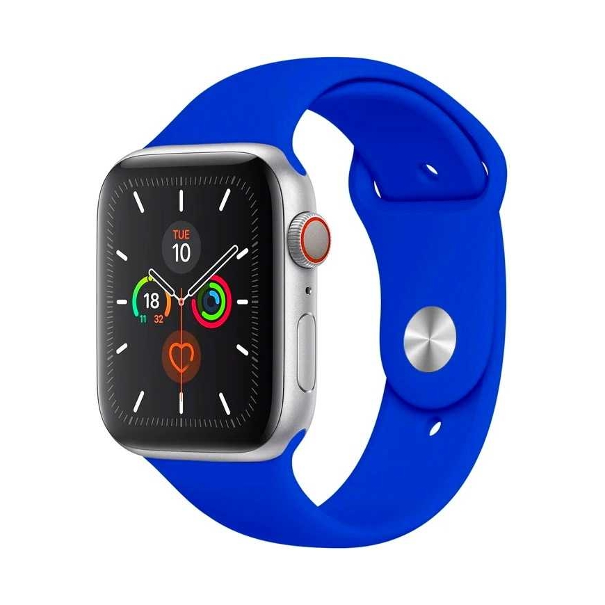 Riff 42/ 44/ 45mm Blue Silicone Strap
