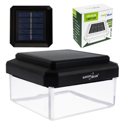 GreenBlue Solar LED postituli, 100x100mm, ümbriku kujuga katte, 3200K, GB128 WW