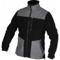 Dedra Sweatshirt, Fleece Jumper with Inserts, 280 g/m2, XXXL Size, Black and Gray Dedra Sweatshirt, Fleece Jumper with Inserts, 280 g/m2, XXXL Size, Black and Gray
