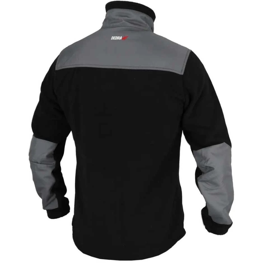 Dedra Sweatshirt, Fleece Jumper with Inserts, 280 g/m2, XXXL Size, Black and Gray – 4