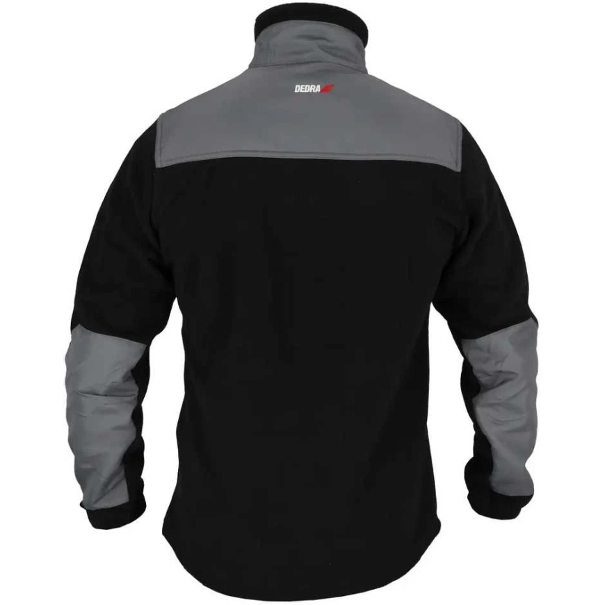Dedra Sweatshirt, Fleece Jumper with Inserts, 280 g/m2, XXXL Size, Black and Gray – 5