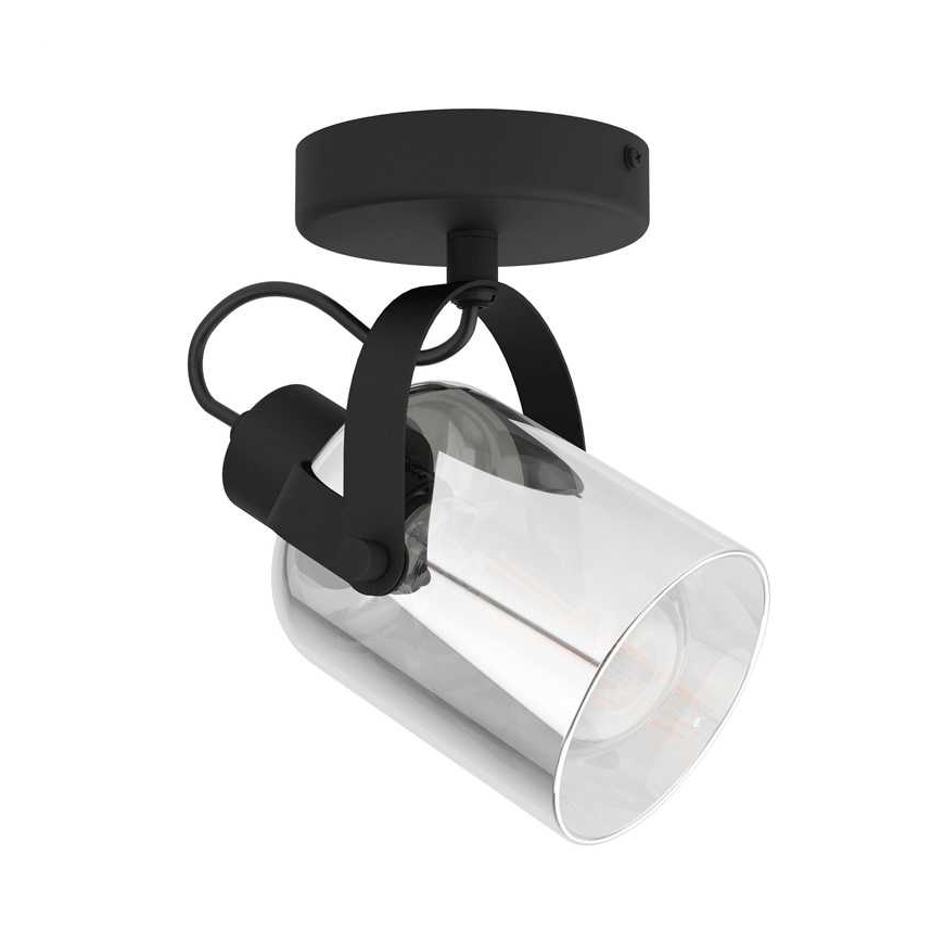 Eglo SPOT LIGHT BERREGAS E27 BLACK/CHROME