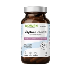BIOWEN Magnis 4x su kalciu – maisto papildas žmonėms – 100 kapsulių