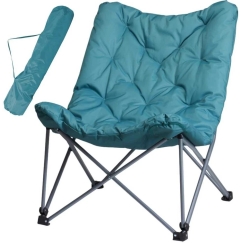 Blue Redcliffs Camping Chair with Cushion