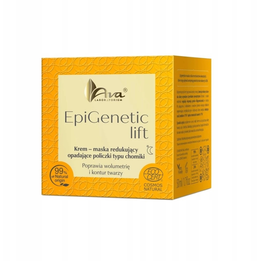 Uroda Ava Laboratory "EpiGenetic Lift" night cream-mask for reducing cheek sagging, 50 ml – 4