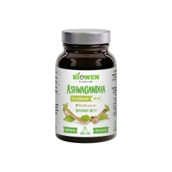 BIOWEN Ashwagandha – ravintolisä ihmisille – 120 kapselia