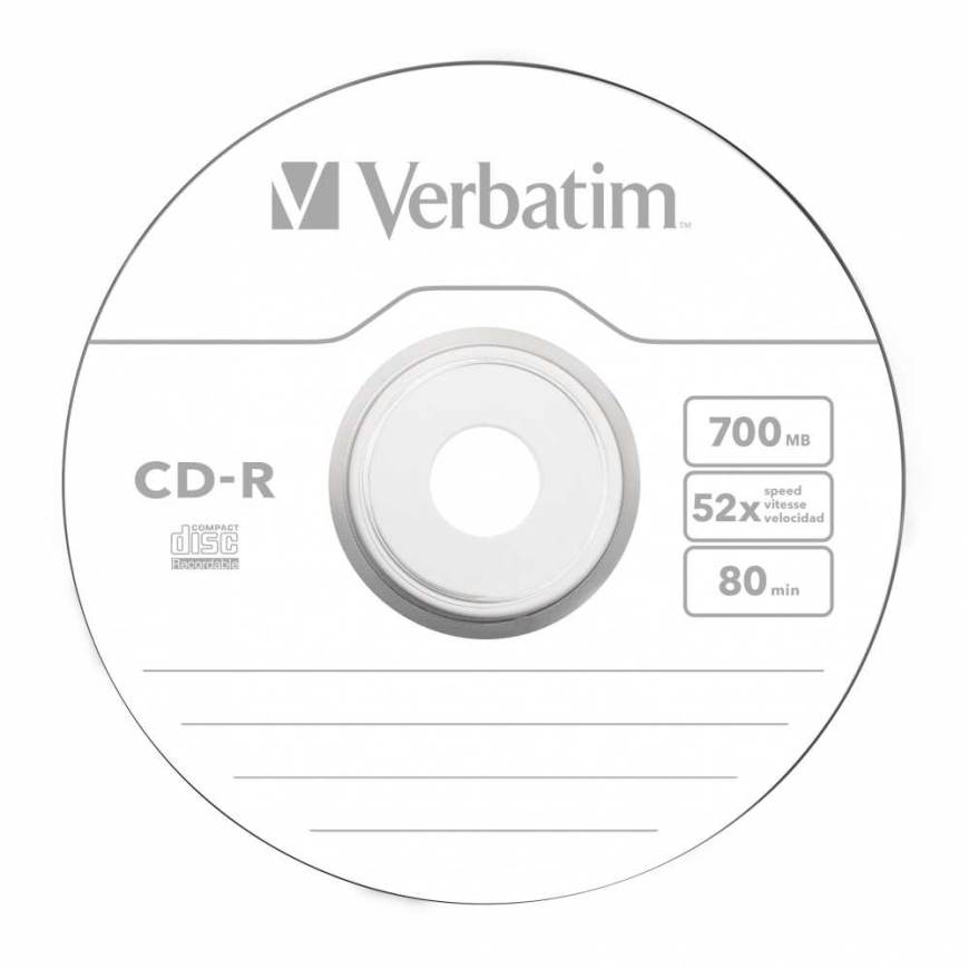 Verbatim CR-R Extra Protection 700MB 25-pakā – 2