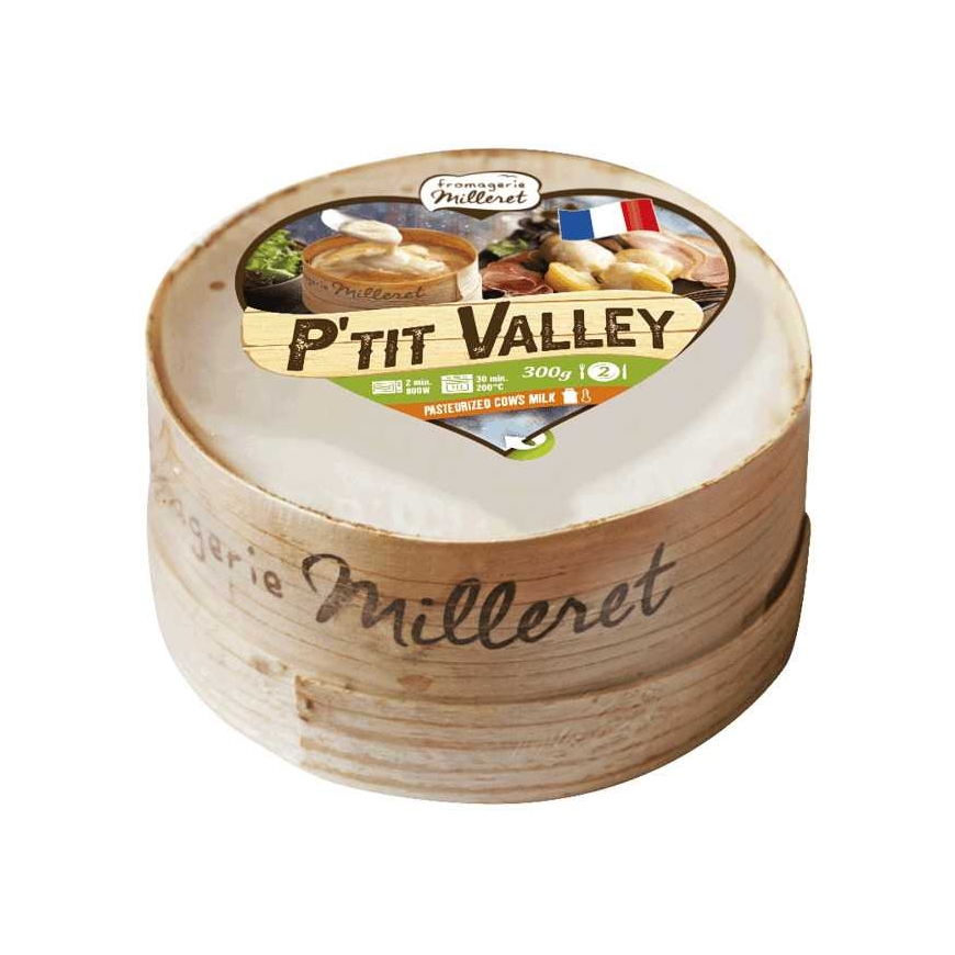 Fromagerie Milleret White Mold Cheese P'TIT VALLEY, 300g