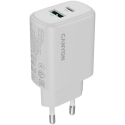 CANYON charger OnCharge 200 20W 1xPD 1xQC EU White CANYON charger OnCharge 200 20W 1xPD 1xQC EU White