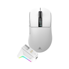 White Shark GAWAIN-W 500mAh/12000DPI/56g, Balts