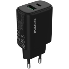CANYON laadija OnCharge 200 20W 1xPD 1xQC EU Must