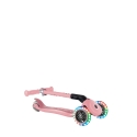 Globber Junior Foldable Lights Scooter, pink Globber Junior Foldable Lights Scooter, pink