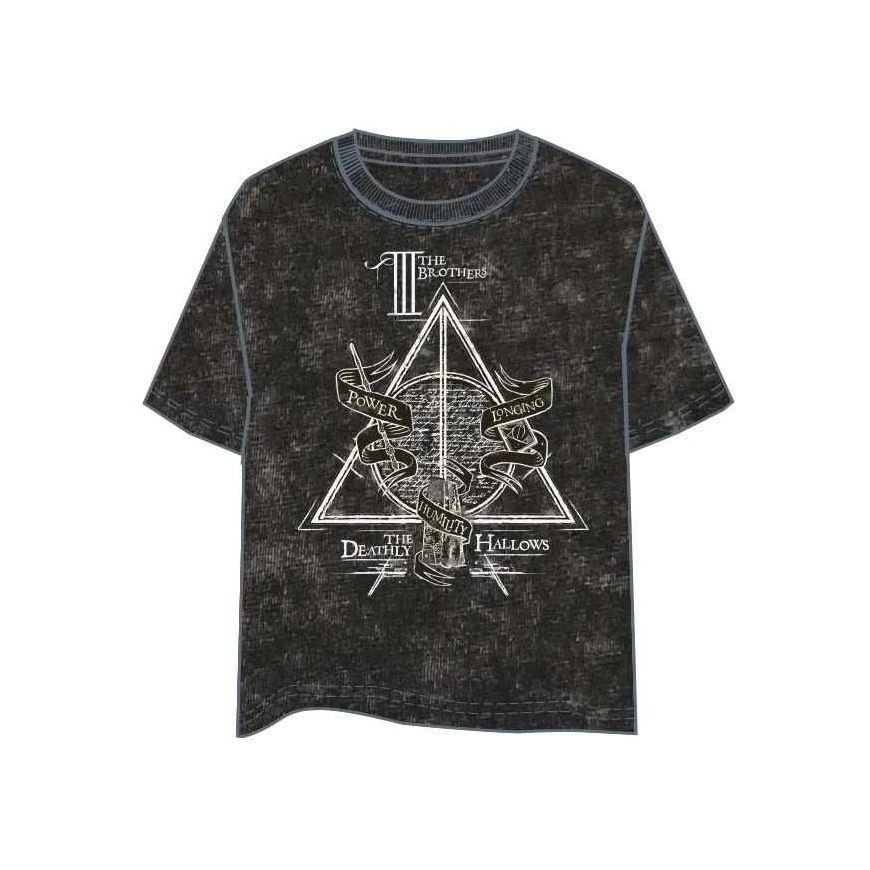 Warner Bros Discovery Harry Potter Deathly Hallows täiskasvanute T-särk