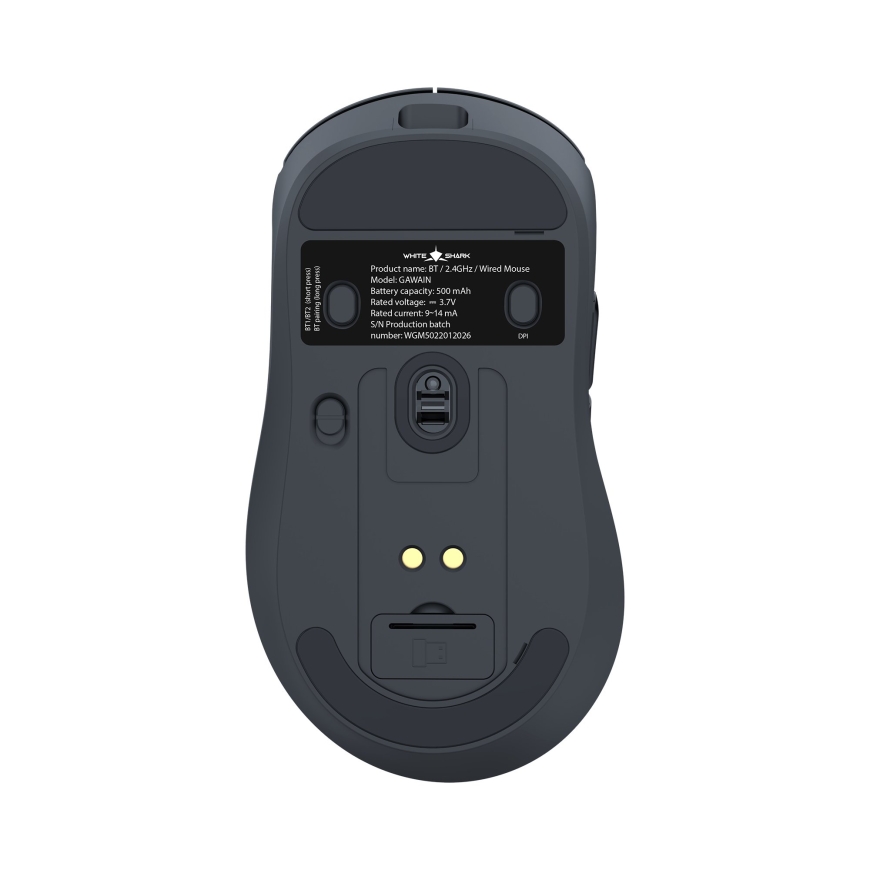 White Shark GAWAIN-B 500mAh/12000DPI/56g, Black – 5