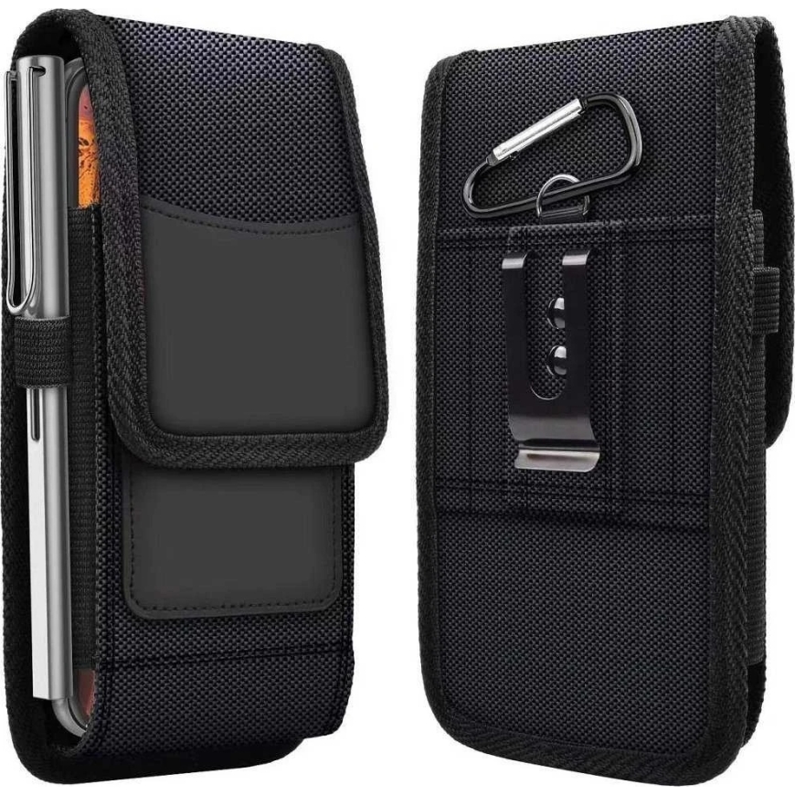 Oem Vertical universal case OXFORD model 4 for Apple iPhone 13 PRO MAX / Samsung Galaxy S21 Ultra / XIAOMI 12 Ultra black color