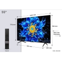 TCL P8L 55P8L TV 139.7 cm (55") 4K Ultra HD Smart TV Wi-Fi Black 450 cd/m²