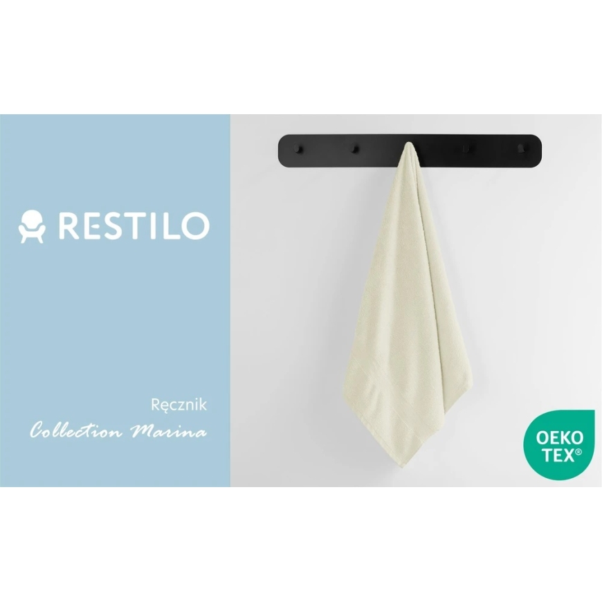 Rankšluostis DecoKing Marina 50x100 cm, krāsa: krēmveida – 4