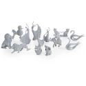 Eurofirany C/ELDO/1/FIG/53 17X9X19 SILVER Eurofirany C/ELDO/1/FIG/53 17X9X19 SILVER