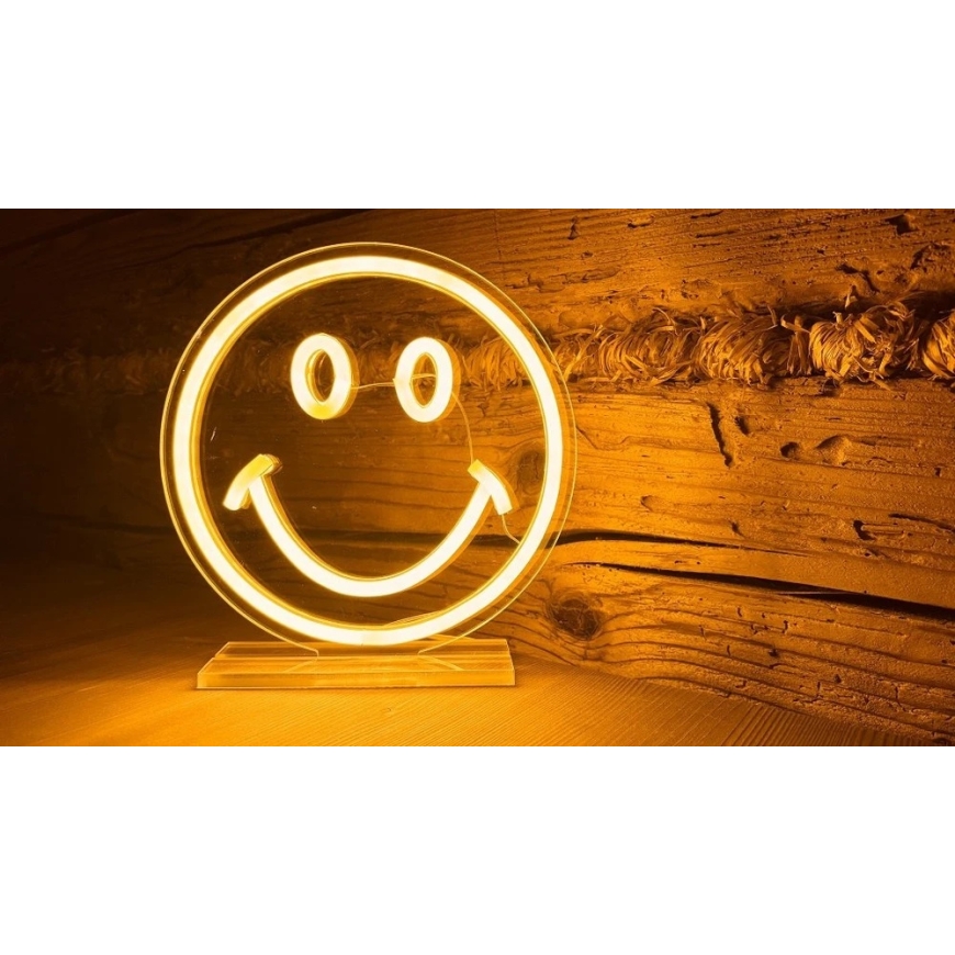 Eko-Light 2Kids Toys LED NEON LIGHT lamppu Smajlík – 2